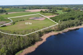 10 Ha žemės ūkio paskirties sklypą su upeliu - Molėtų r. sav., Alantos sen., Antakščių k.