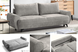 Minkšta sofa-lova su daiktadėže „Cremosa”