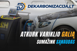 Variklio Dekarbonizacija - Ekologiškas Variklio Valymas
