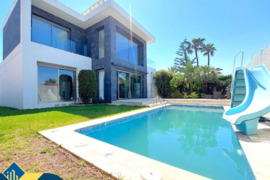 Vila su privačiu baseinu, Alicante provincijoje, Torrevieja mieste, Playa de Los Locos rajone. 4 kam