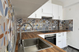 Renovuotas apartamentas su terasa, Alicante provincijoje, Torrevieja mieste, Playa del Acequión rajo