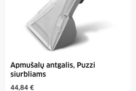 Karcher apmušalų antgalis Puzzi 8/1 C 10/1 10/2 Adv 30/4, 4.130-001 siurbliams.