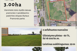 Sklypas Alytaus pramonės parke