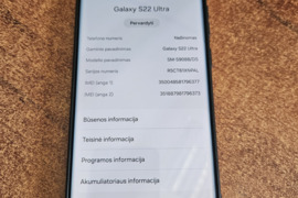 Parduodamas Samsung S22 Ultra mobilusis telefonas