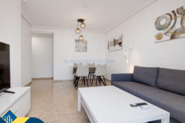 Apartamentas su terasa, Alicante provincijoje, Torrevieja mieste, Playa del Cura rajone. 3 kambariai
