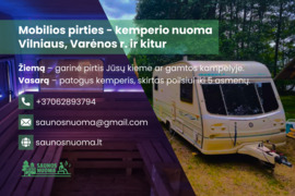 Pirtis Jusu kieme, mobili pirtis nuoma Dzukijos kraste,Varena