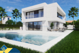 Statomi namai su privačiu baseinu, Alicante provincijoje, Orihuela Costa mieste. 6 kambariai | 375 m