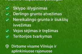 Sklypos lyginimas, zemes darbai
