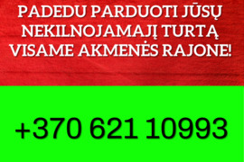 NEKILNOJAMOJO TURTO PASLAUGOS VISAME AKMENĖS RAJONE