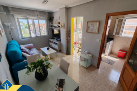 Apartamentas su terasa, Alicante provincijoje, Torrevieja mieste, Playa del Cura rajone. 3 kambariai