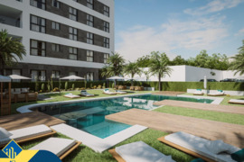 Statomi apartamentai, Alicante provincijoje, Guardamar del Segura mieste. 3 kambariai | 89 m² | 1 ki