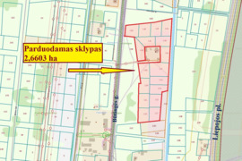 Parduodamas investicinis projektas - sklypas Būtingės g.