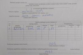 Auksinis žiedas (585) su briliantais, dokumentais