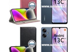 Re-Cap magnetiniai dėklai Xiaomi Redmi 13C 5G telefonui WWW.GOTAMO.LT