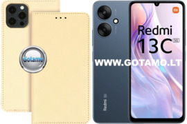 Re-Grid magnetiniai dėklai Xiaomi Redmi 13C 5G telefonui WWW.GOTAMO.LT