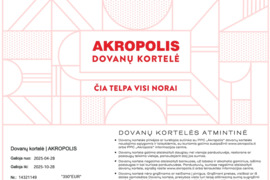 Akropolio dovanu cekiai