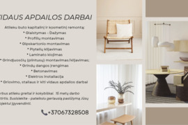 Vidaus apdailos darbai