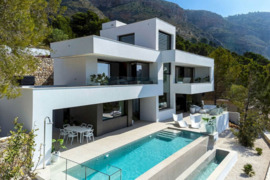 Nauja vila su vaizdu į jūrą Altea.Ispanija