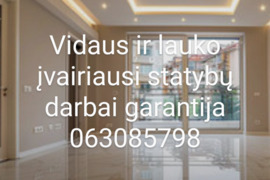 Atliekų įvairiausius statybų darbus kaunas