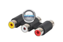 3 RCA lizdai į 3 RCA lizdus jungtis (3 RCA sujungimas) WWW.GOTAMO.LT
