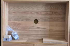 TV staliukas su lentyna IKEA TRABY