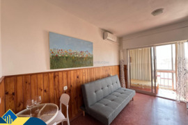 Studija su balkonu, Alicante provincijoje, Torrevieja mieste. 1 kambarys | 34 m² | 200 metrų iki jūr