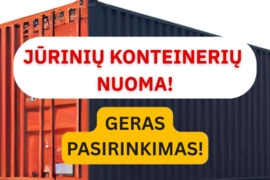 Jūrinių konteinerių nuoma