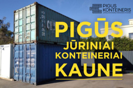 Jurinis konteineris naudotas