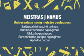 Namų meistro paslaugos Druskininkai, Lazdijai