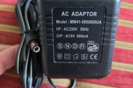Įkroviklis MW41-0900800UA 230v 50hz 9v 800MA
