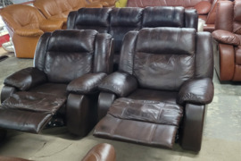 Reglainer odiniai komplektai Sofa lova ir foteliai
