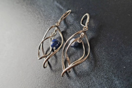 Lazurito lapo auskarai – Stilingi ir nauji