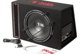 Bass Habit Play 112A žemų dažnių garso kolonėlė automobiliui galia: 300 W, dažnių juosta: 20-200 Hz