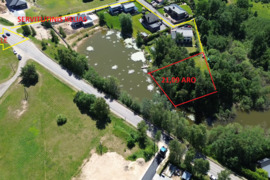 Parduodamas namų valdos, besiribojantis su prūdo pakrante, sklypas, Vilniaus r. sav., Zujūnų sen., P