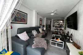 Apartamentas su terasa, Alicante provincijoje, Torrevieja mieste, Playa de los Locos rajone. 4 kamba