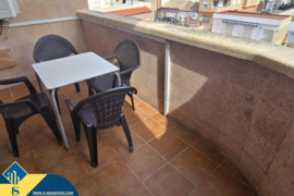 Apartamentas su terasa, Alicante provincijoje, Torrevieja mieste, Playa del Cura rajone. 4 kambariai