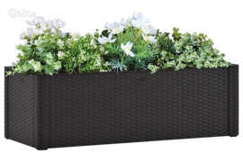 vidaXL Lovelis su savaiminio laistymo sistema, antracito, 100x43x33cm
