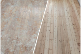 Medinių grindų, laiptų pakopų atnaujinimo darbai +370 643 99966
