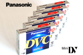 Panasonic mini Dv kasetės_naujos neišpakuotos