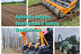 Apleistų sklypų tvarkymas ir kelmų frezavimas