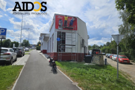 Pramoninis dažymas / Dažome sandėlius, angarus aidos.lt