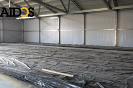 Pramoninis dažymas / Dažome sandėlius, angarus aidos.lt