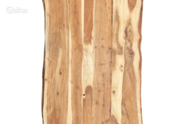 vidaXL Stalviršis, 118x(50-60)x3,8cm, akacijos medienos masyvas