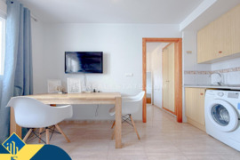 Apartamentas su bendru baseinu, Alicante provincijoje, Torrevieja mieste. 2 kambariai | 30 m² | 650 