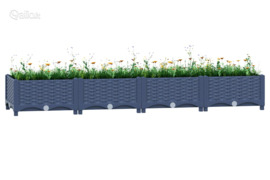 vidaXL Aukštas lovelis, 160x40x23cm, polipropilenas