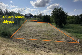 PARDUODAMAS 4,9 ARO NAMŲ VALDOS SKLYPAS TRAKUOSE