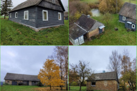 Prižiūrėta rąstinė sodyba/vienkiemis JONIŠKIO R. sav., Rudiškių sen., Stanelių k., 