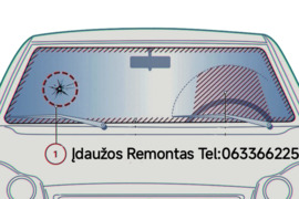 Automobilių stiklų keitimas įdaužų remontas