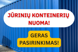 Jūrinių konteinerių nuoma