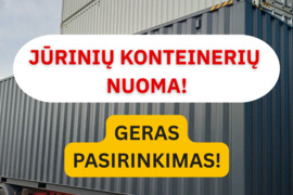Jūrinių konteinerių nuoma